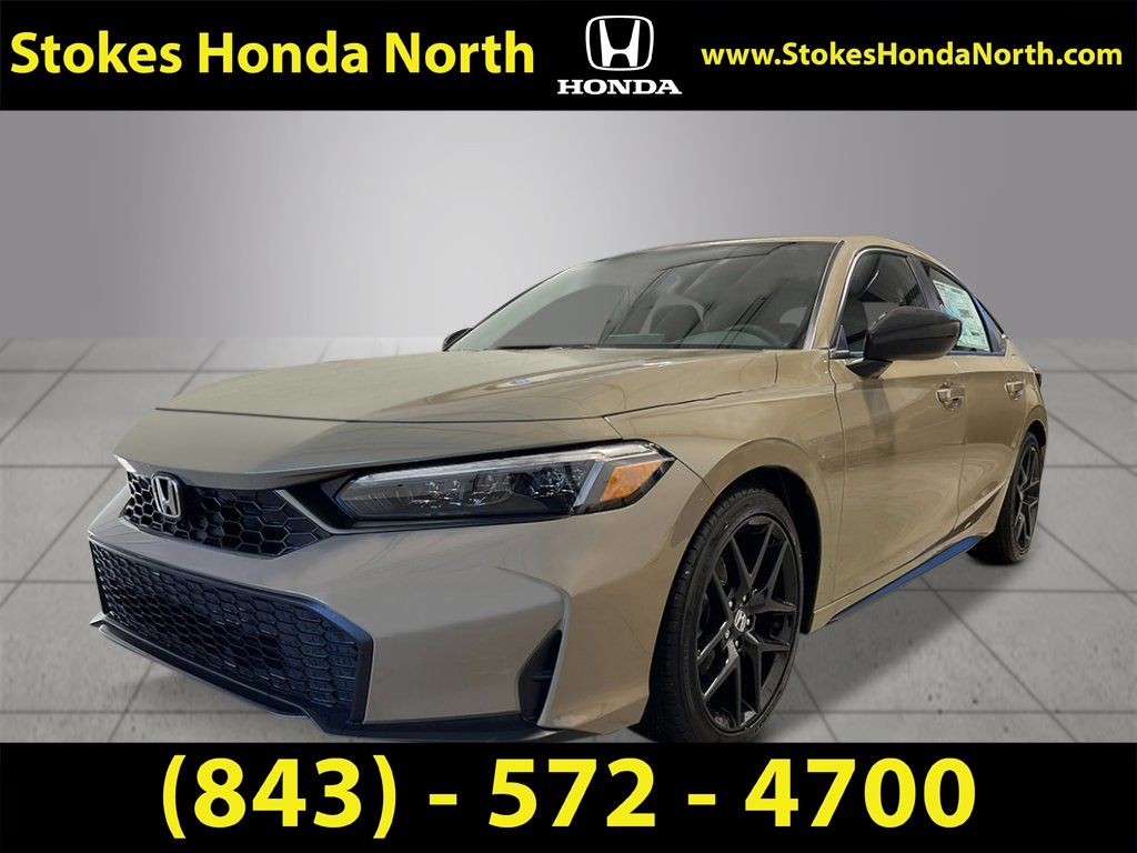 2026 Honda Civic Sport Tan at Stokes Honda North