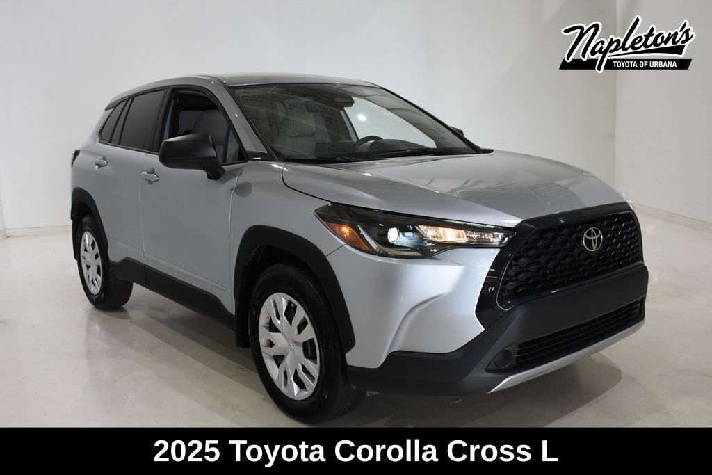 Sonic Silver 2025 Toyota Corolla Cross SUV / Crossover Front-Wheel Drive Continuously Variable Transmission
