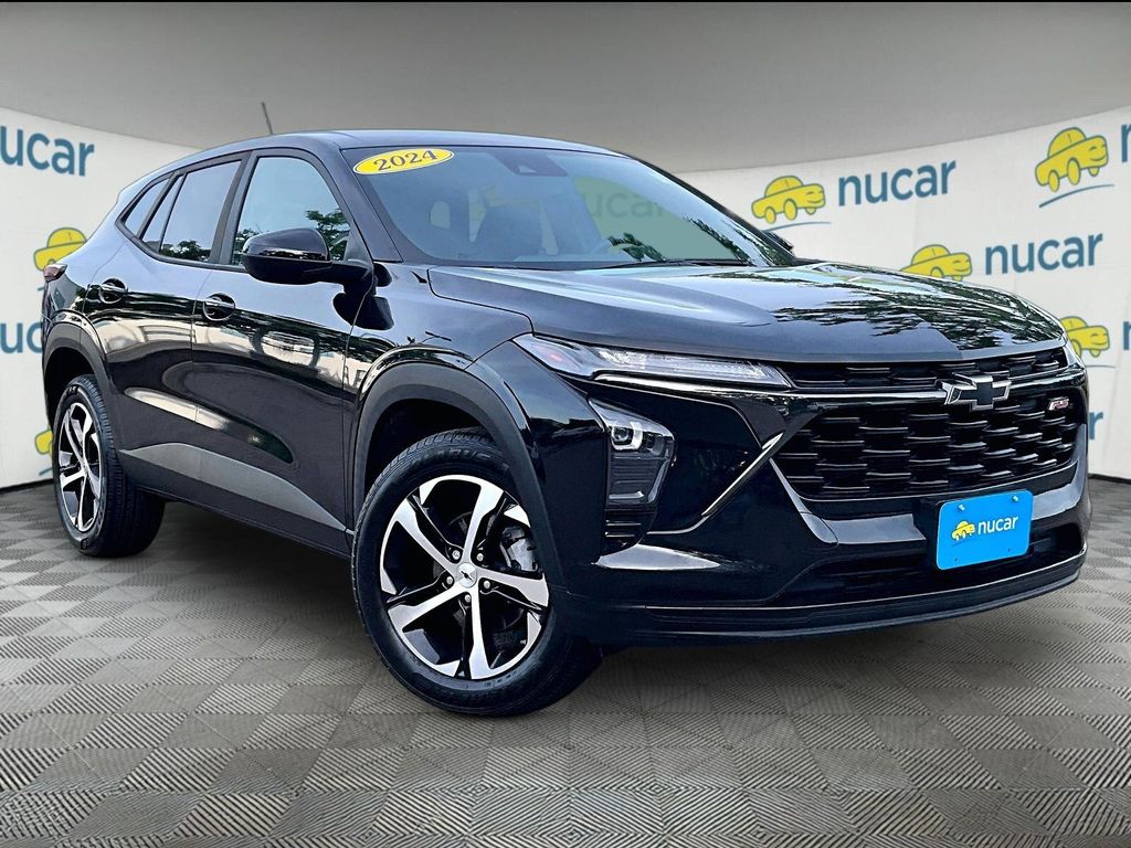 Mosaic Black Metallic 2024 Chevrolet Trax RS with 1RS FWD SUV / Crossover Front-Wheel Drive 6-Speed Automatic