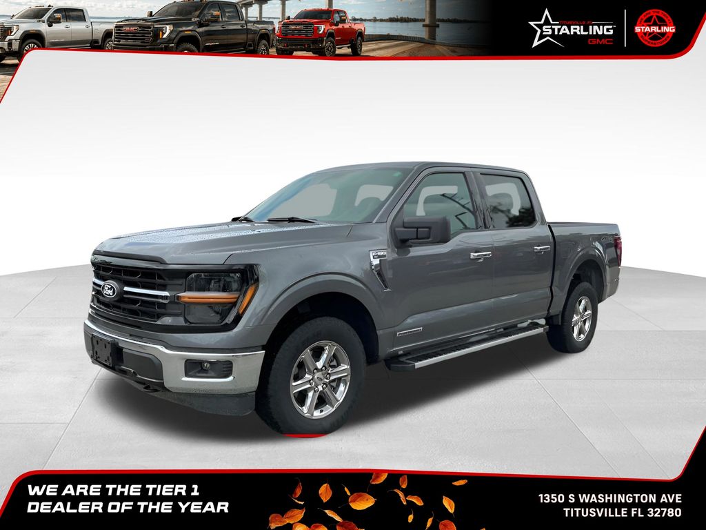 Gray Metallic 2025 Ford F-150 Pickup Truck Four-Wheel Drive Automatic