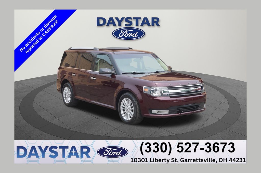 Red (Burgundy) 2018 Ford Flex SUV / Crossover Front-Wheel Drive 6-Speed Automatic