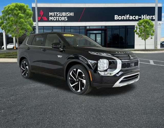 Black 2024 Mitsubishi Outlander Hybrid Plug-in SUV / Crossover All-Wheel Drive 1-Speed Automatic