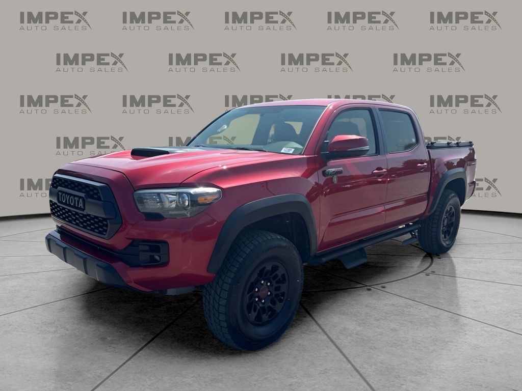 Barcelona Red Metallic 2017 Toyota Tacoma Pickup Truck Four-Wheel Drive 6-Speed Automatic
