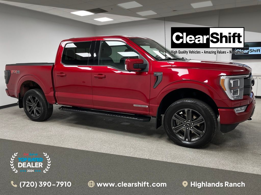 Rapid Red Metallic Tinted Clearcoat 2023 Ford F-150 Pickup Truck Four-Wheel Drive Automatic