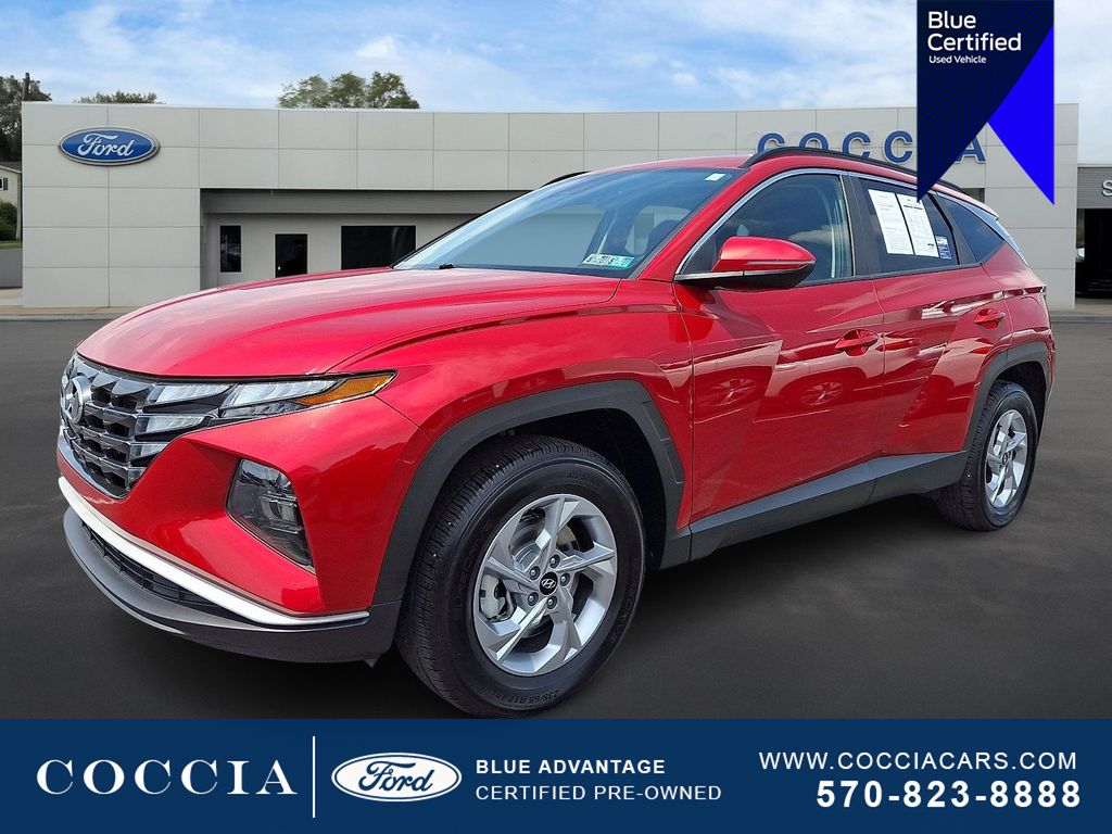 Calypso Red 2022 Hyundai Tucson SEL AWD SUV / Crossover All-Wheel Drive 8-Speed Automatic