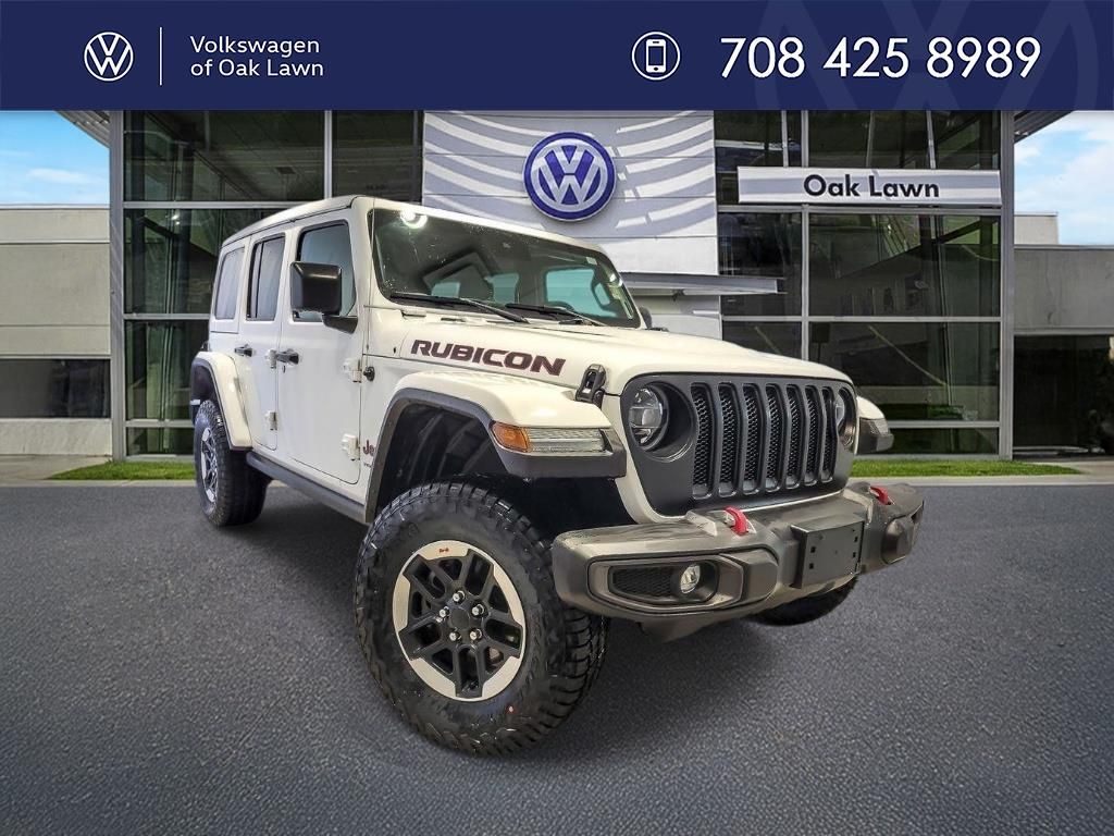Bright White Clearcoat 2022 Jeep Wrangler Unlimited Rubicon 4WD SUV / Crossover Four-Wheel Drive 8-Speed Automatic