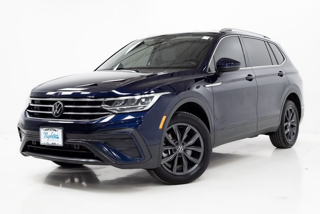 Atlantic Blue Metallic 2023 Volkswagen Tiguan SE FWD SUV / Crossover Front-Wheel Drive 8-Speed Automatic