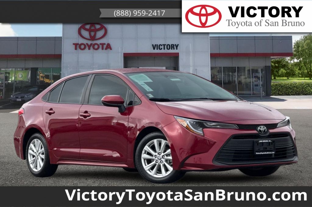 Red (Ruby Flare Pearl) 2024 Toyota Corolla Sedan Front-Wheel Drive Continuously Variable Transmission