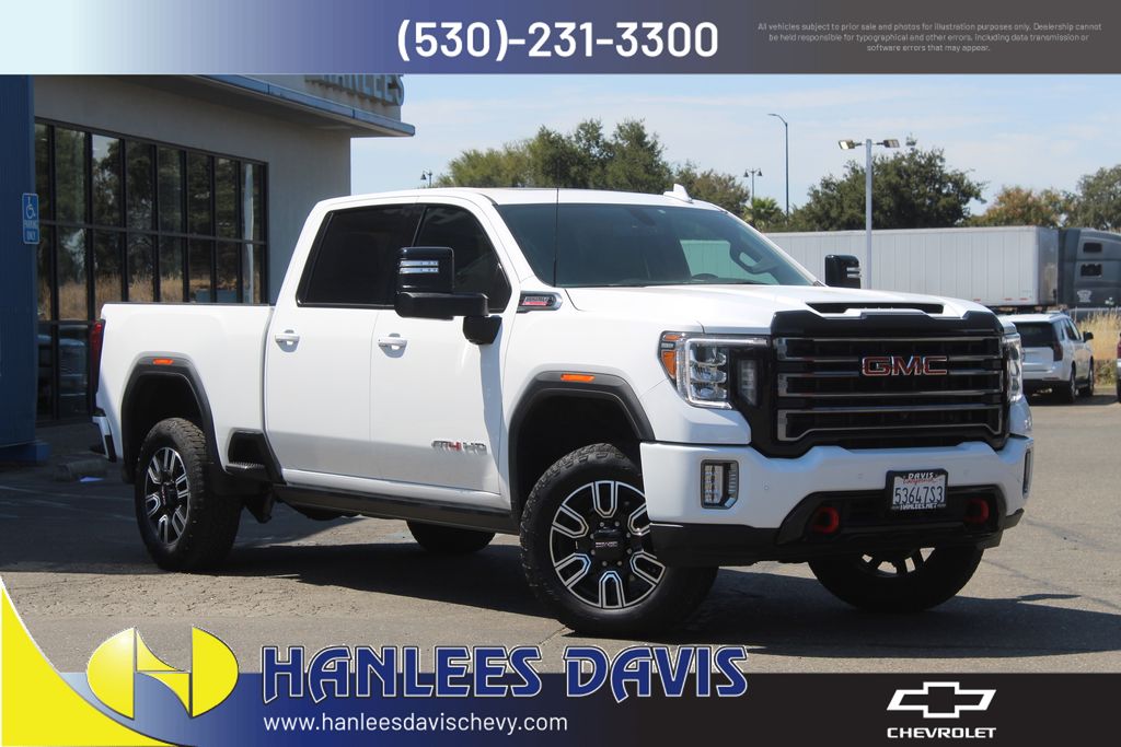 Summit White 2023 GMC Sierra 2500HD Pickup Truck Four-Wheel Drive Automatic