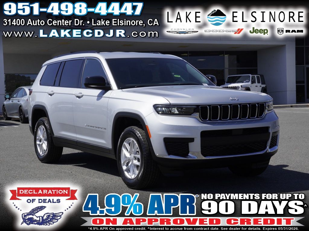Silver Zynith 2026 Jeep Grand Cherokee L Laredo 4WD SUV / Crossover Four-Wheel Drive 8-Speed Automatic