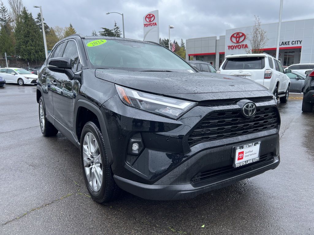 Midnight Black Metallic 2024 Toyota RAV4 XLE Premium AWD SUV / Crossover All-Wheel Drive 8-Speed Automatic