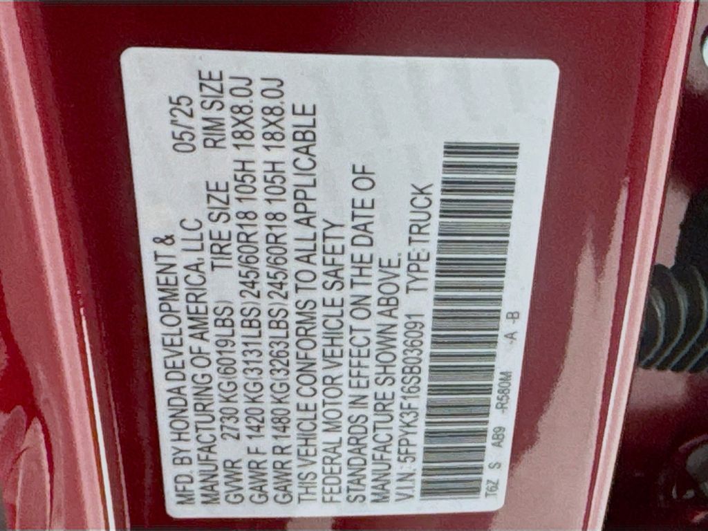 Used Car 2025 Honda Ridgeline  Sport For Sale Under $35,000 In Austin, Texas