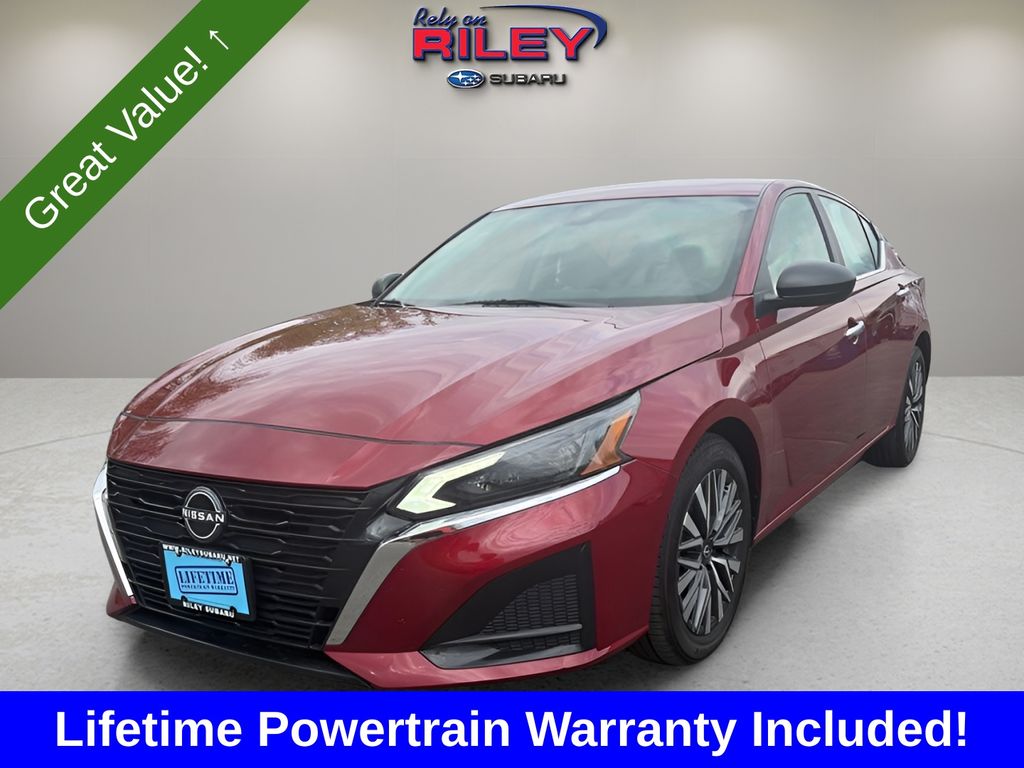 Red (Scarlet Ember) 2025 Nissan Altima Sedan Front-Wheel Drive Continuously Variable Transmission