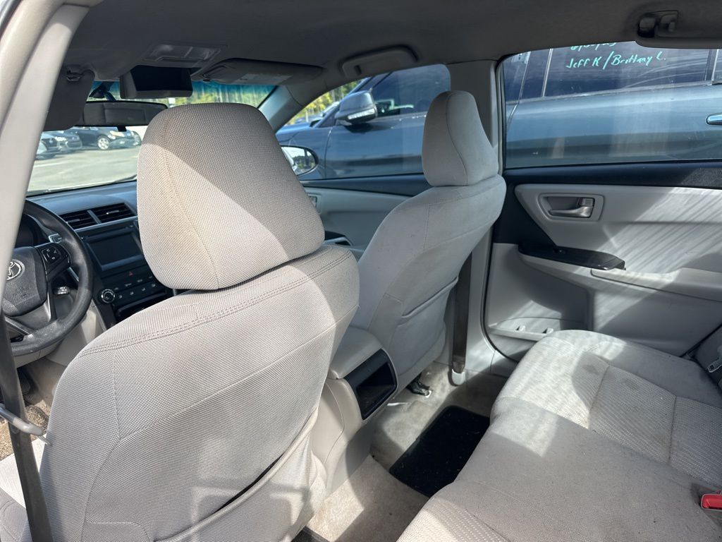 2015 White Toyota Camry LE FWD Sedan