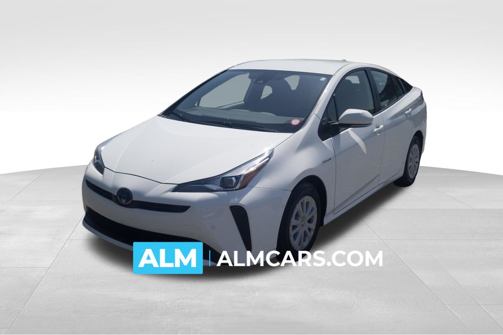White 2022 Toyota Prius LE FWD Hatchback Front-Wheel Drive Continuously Variable Transmission
