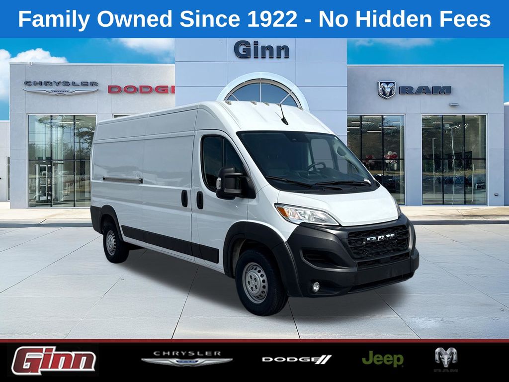 Bright White Clearcoat 2024 RAM ProMaster Van 9-Speed Automatic