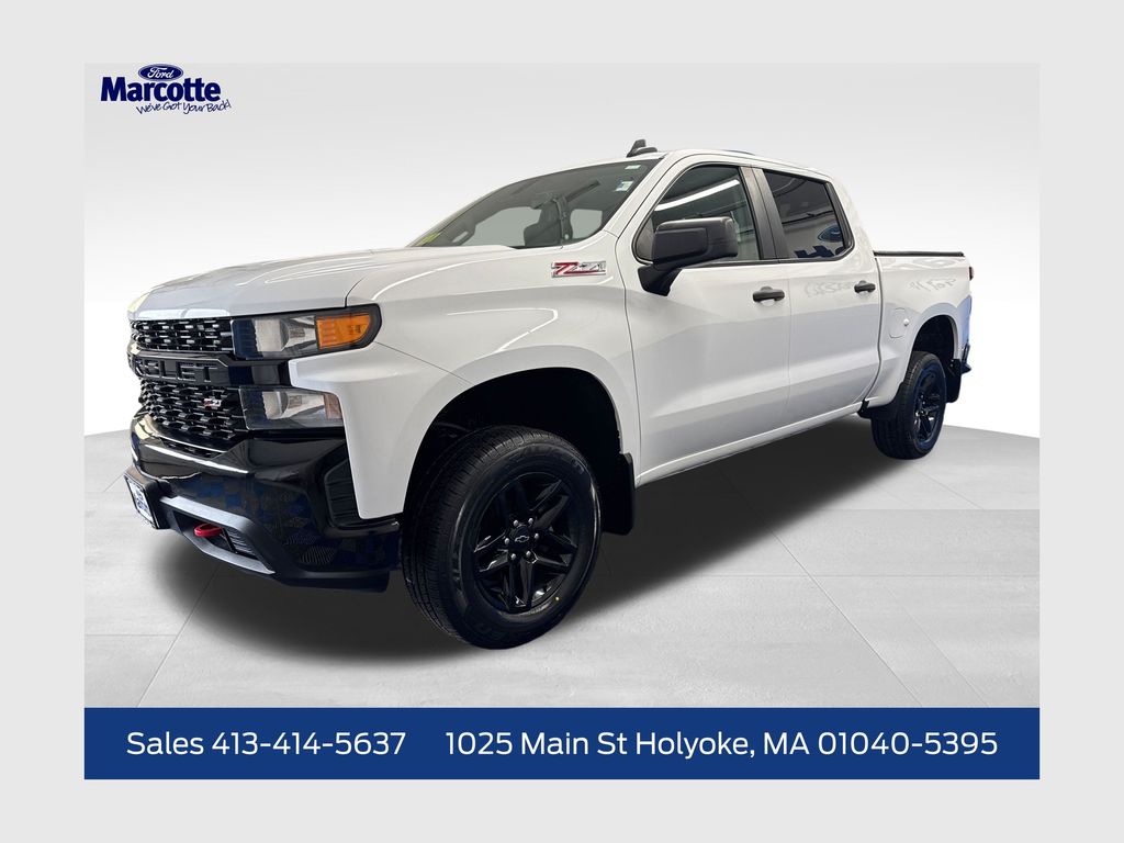 Summit White 2021 Chevrolet Silverado 1500 Pickup Truck Four-Wheel Drive 6-Speed Automatic Overdrive