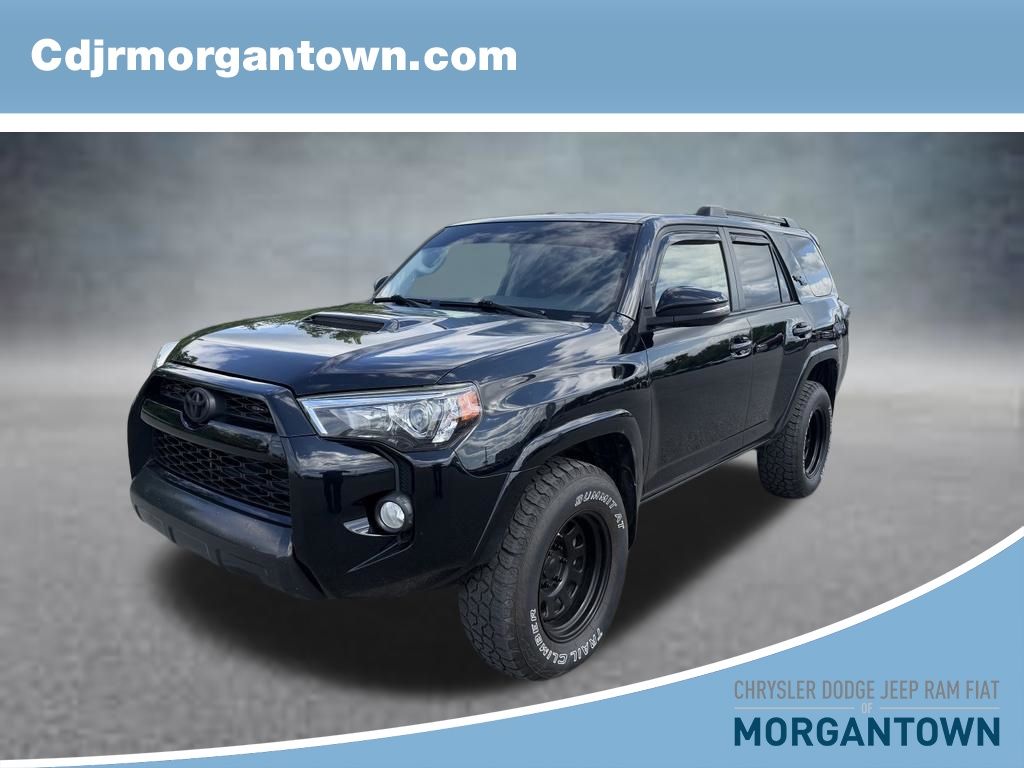 Midnight Black Metallic 2019 Toyota 4Runner SUV / Crossover Four-Wheel Drive 5-Speed Automatic Overdrive