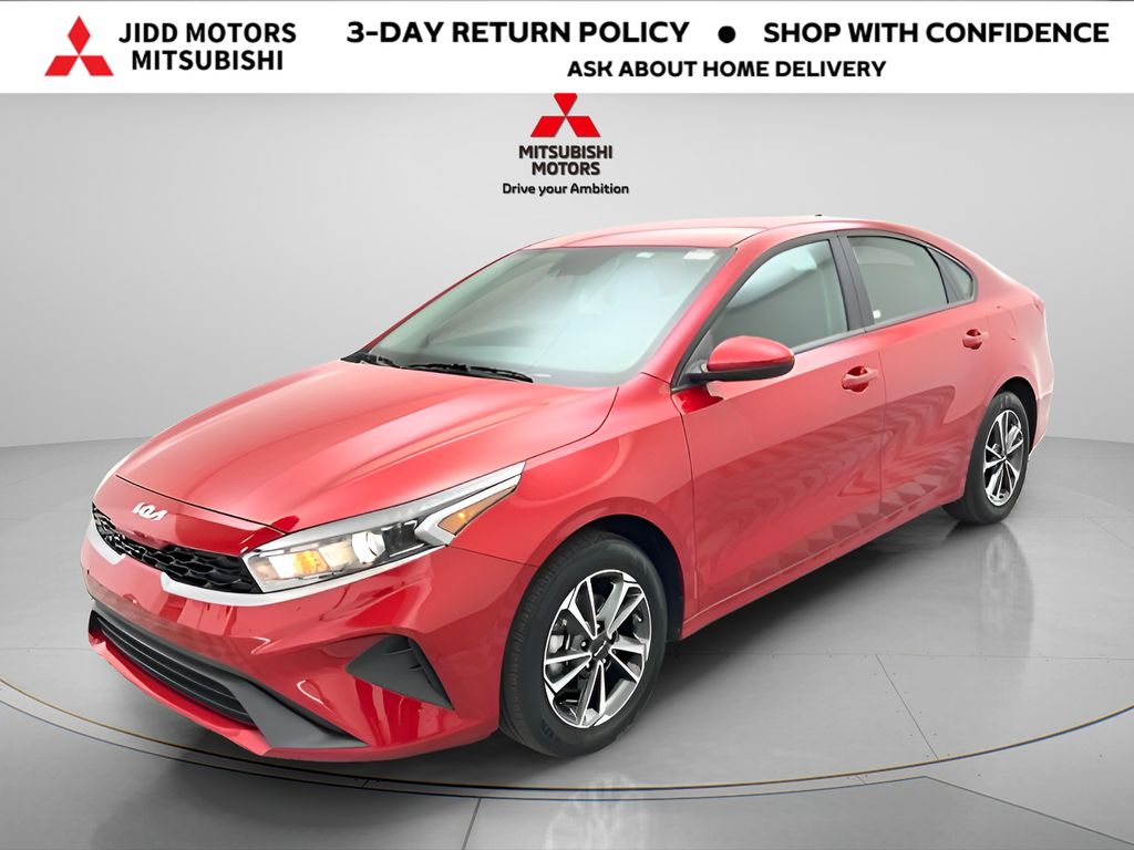 Currant Red 2024 Kia Forte LXS FWD Sedan Front-Wheel Drive Continuously Variable Transmission