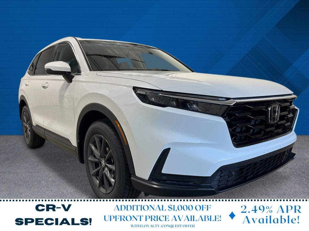 Platinum White Pearl 2026 Honda CR-V EX-L AWD SUV / Crossover All-Wheel Drive Continuously Variable Transmission