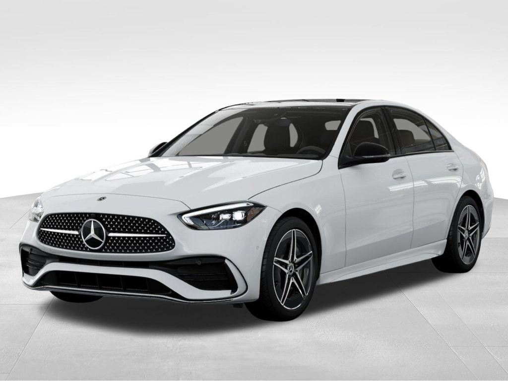 White 2026 Mercedes-Benz C-Class Sedan All-Wheel Drive 9-Speed Automatic