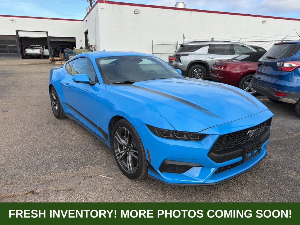 Grabber Blue Metallic 2025 Ford Mustang EcoBoost Premium Fastback RWD Coupe Rear-Wheel Drive Automatic