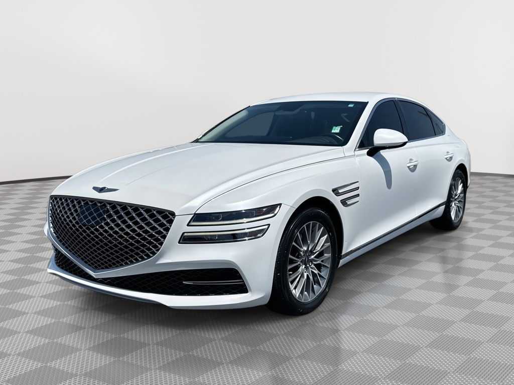 Uyuni White 2024 Genesis G80 2.5T AWD Sedan All-Wheel Drive Automatic