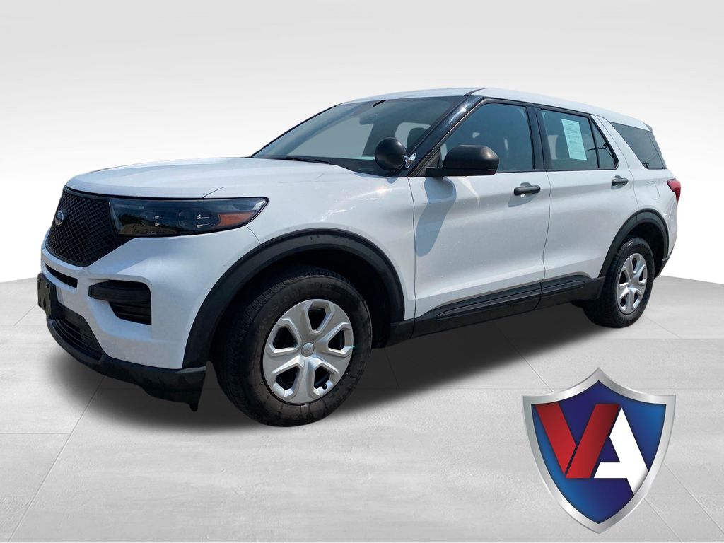 Oxford White 2021 Ford Explorer SUV / Crossover All-Wheel Drive Automatic