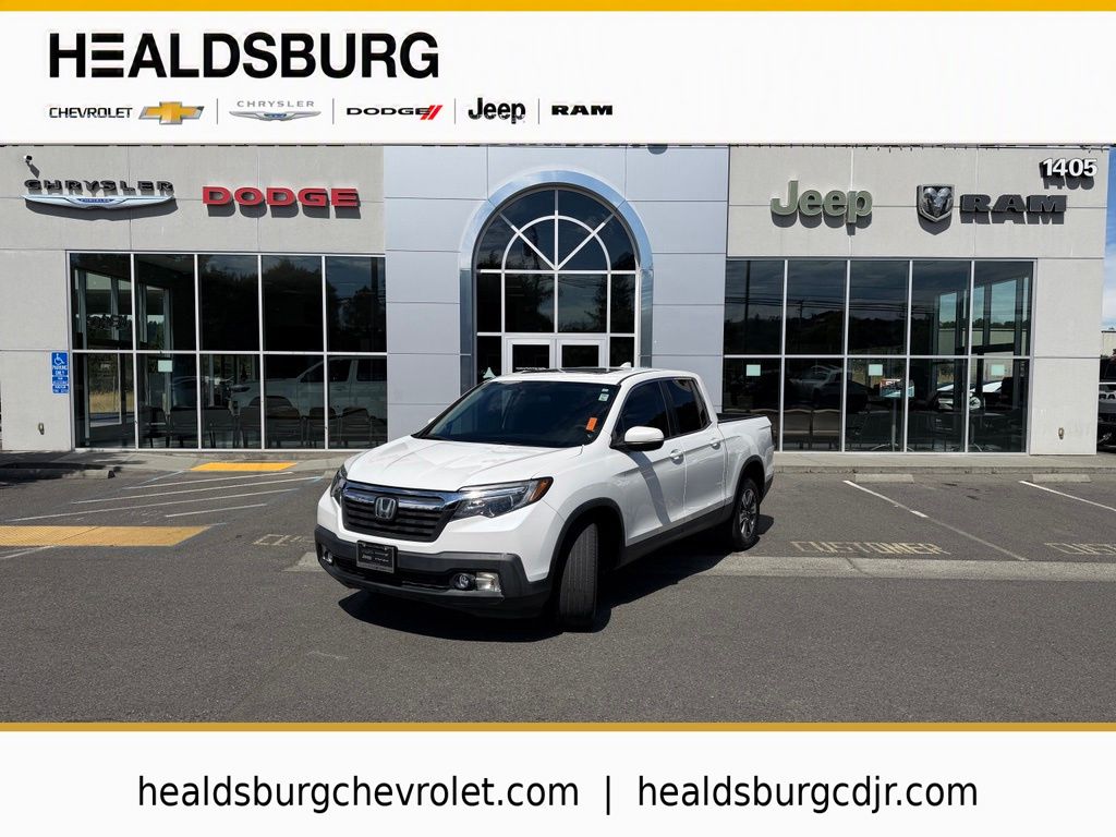 Platinum White Pearl 2020 Honda Ridgeline Pickup Truck All-Wheel Drive 9-Speed Automatic