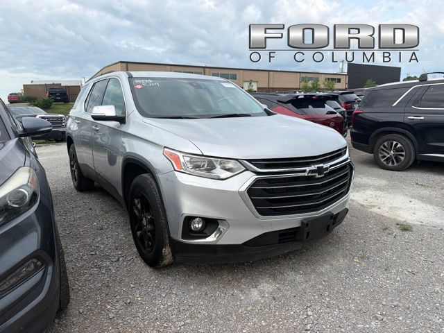Silver Ice Metallic 2021 Chevrolet Traverse LT Cloth FWD SUV / Crossover Front-Wheel Drive 9-Speed Automatic