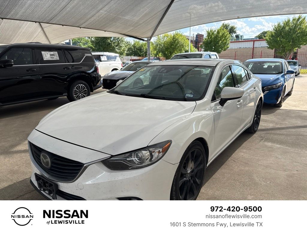 Snowflake White Pearl Mica 2015 Mazda MAZDA6 Sedan Front-Wheel Drive 6-Speed Automatic