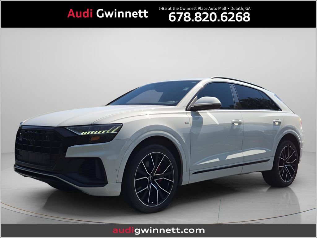 Glacier White 2023 Audi Q8 SUV / Crossover All-Wheel Drive 8-Speed Automatic