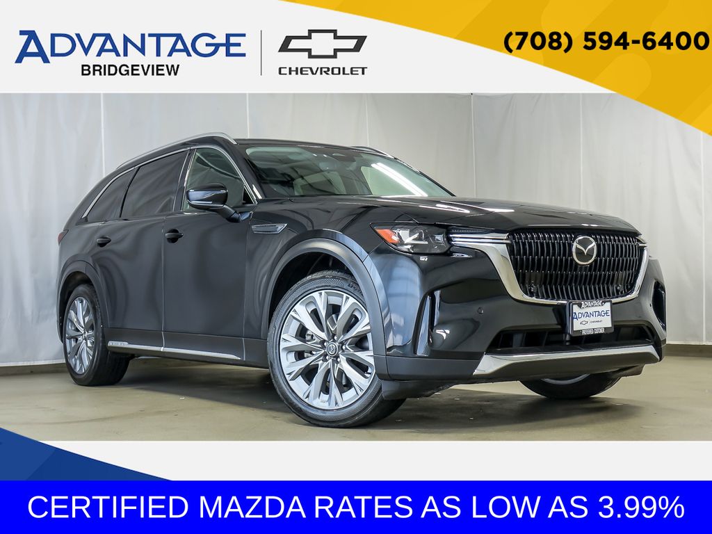 Jet Black Mica 2024 Mazda CX-90 3.3 Turbo Premium AWD SUV / Crossover All-Wheel Drive 8-Speed Automatic
