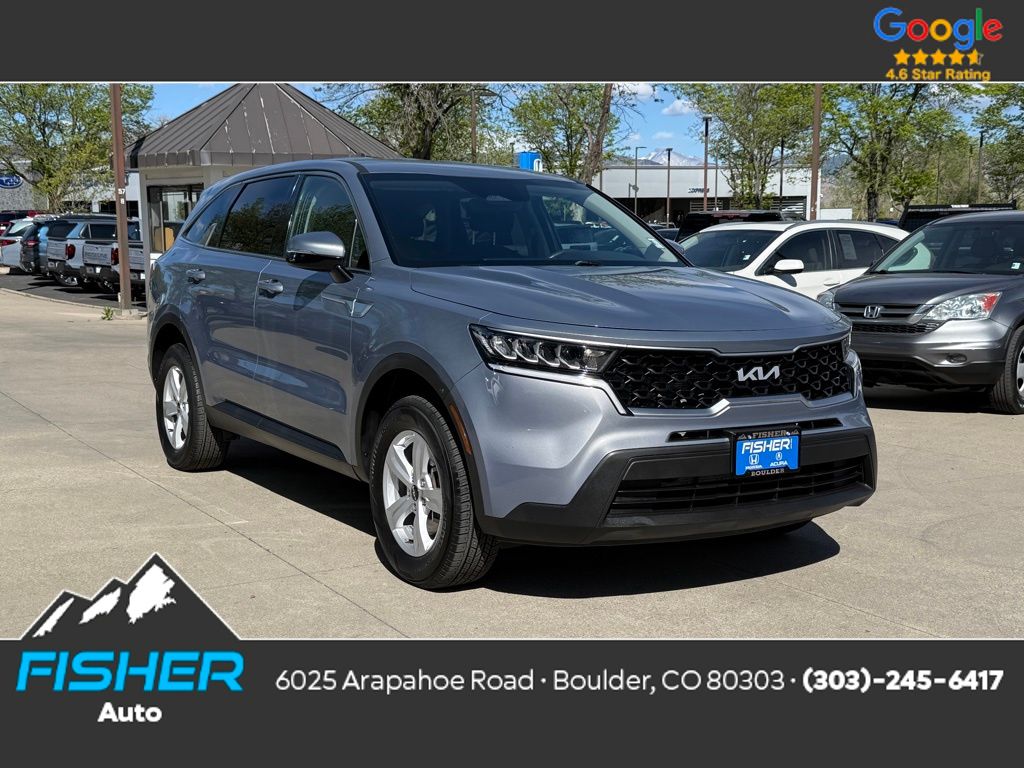 Silver 2022 Kia Sorento SUV / Crossover All-Wheel Drive 8-Speed Automatic