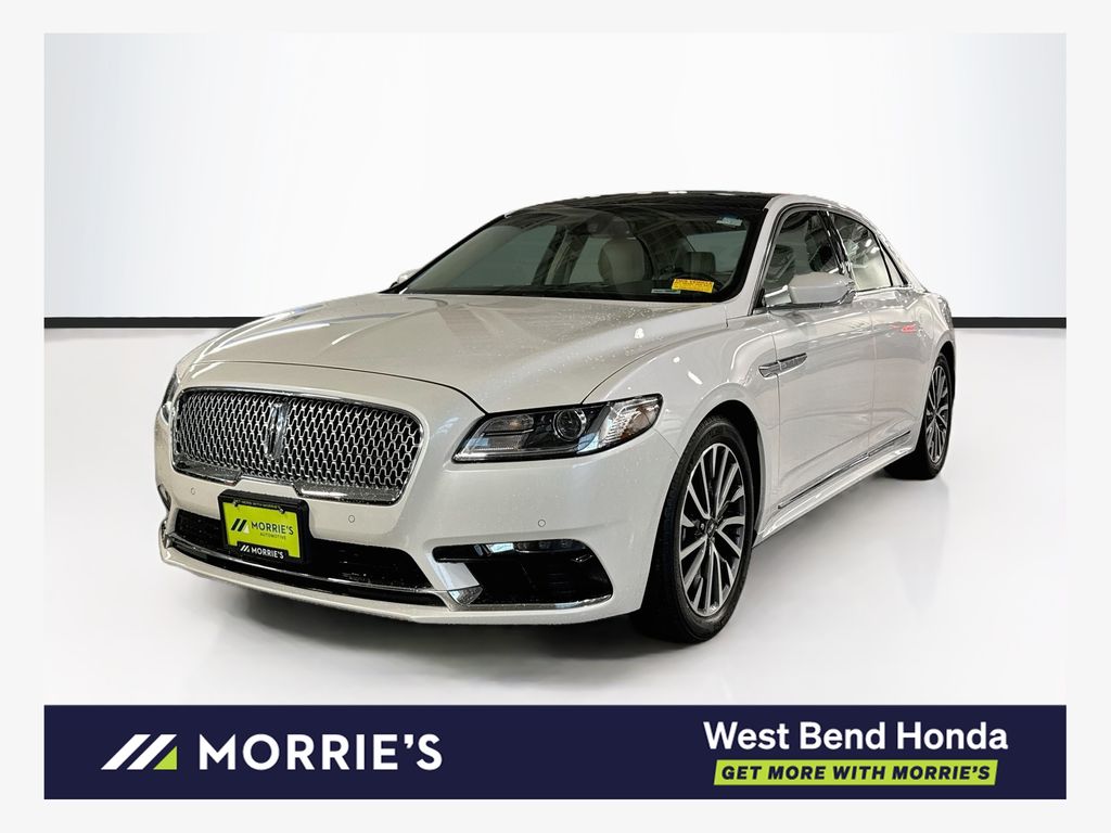 White Platinum Clearcoat Metallic 2018 Lincoln Continental Sedan Front-Wheel Drive 6-Speed Automatic