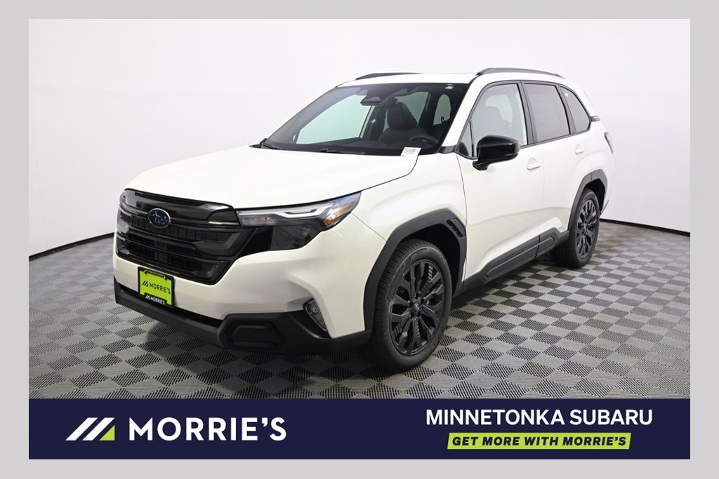 Crystal White Pearl 2026 Subaru Forester SUV / Crossover All-Wheel Drive Continuously Variable Transmission