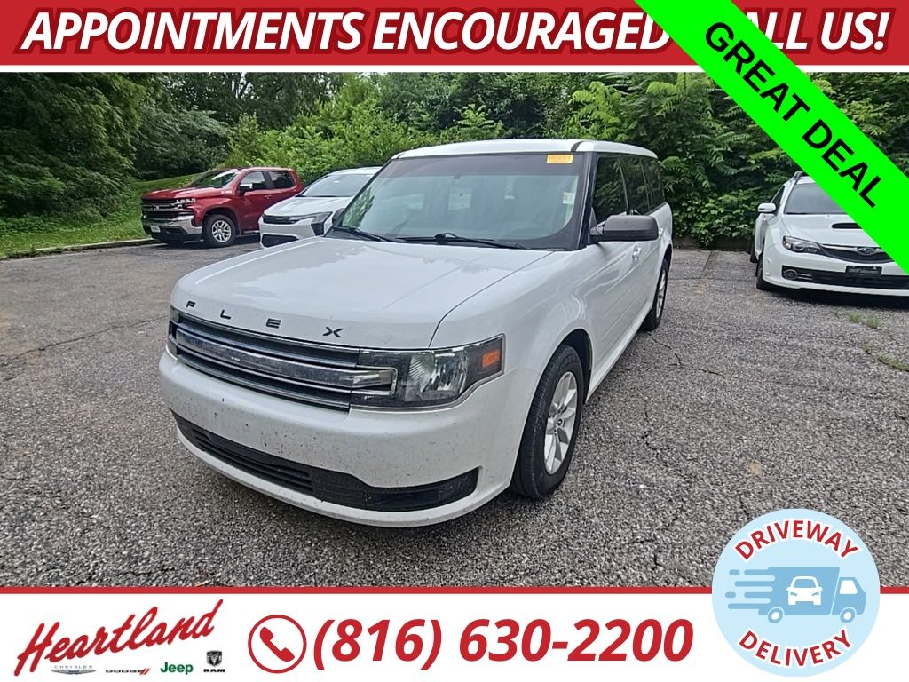 Oxford White 2015 Ford Flex SE SUV / Crossover Front-Wheel Drive 6-Speed Automatic