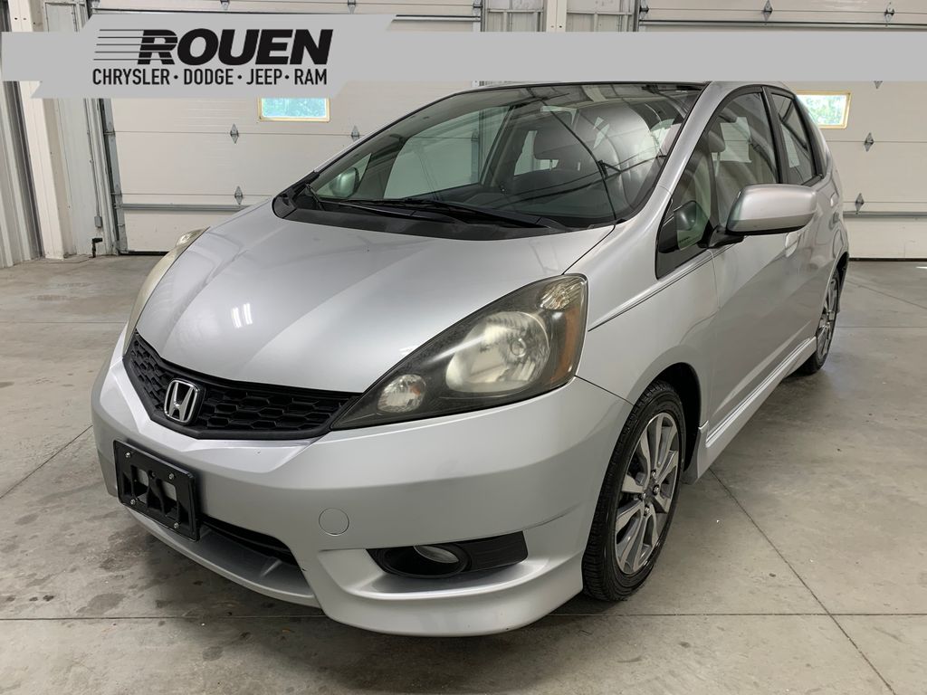 Alabaster Silver Metallic 2012 Honda Fit Hatchback Front-Wheel Drive 5-Speed Automatic