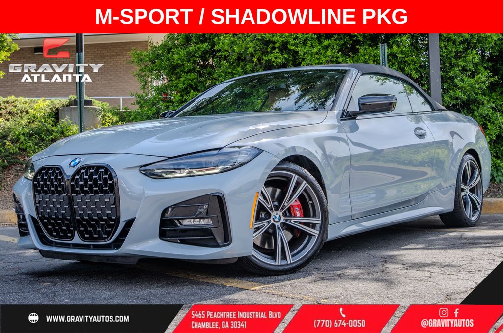 Brooklyn Gray Metallic 2024 BMW 4 Series 430i Convertible RWD Convertible Rear-Wheel Drive 8-Speed Automatic