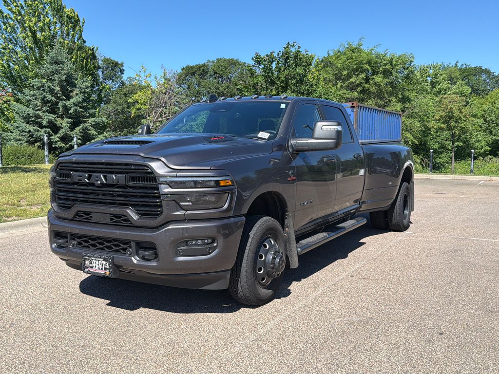 Gray (Granite Crystal Metallic Clearcoat) 2025 RAM 3500 Pickup Truck Four-Wheel Drive 8-Speed Automatic