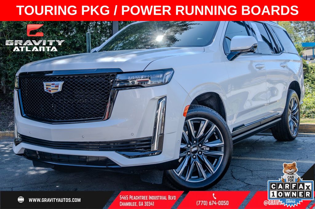 Crystal White Tricoat 2024 Cadillac Escalade SUV / Crossover Rear-Wheel Drive Automatic
