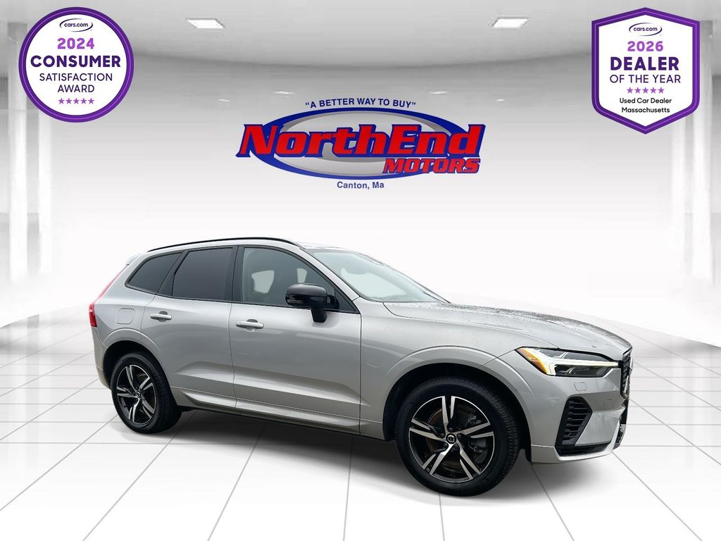 Silver 2022 Volvo XC60 T8 Recharge R-Design eAWD SUV / Crossover All-Wheel Drive Automatic
