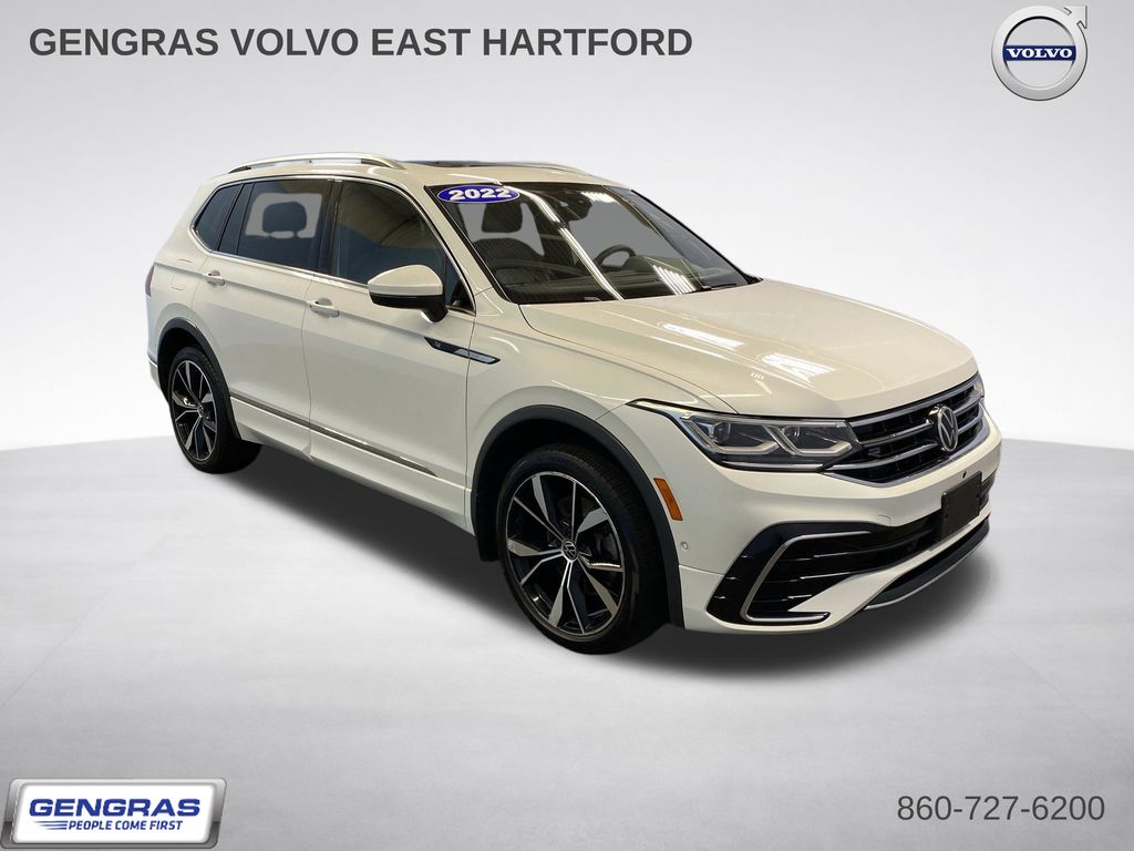 Oryx White Pearl 2022 Volkswagen Tiguan SEL R-Line 4Motion SUV / Crossover All-Wheel Drive 8-Speed Automatic