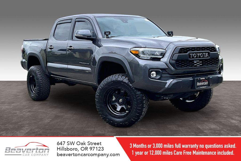 Magnetic Gray Metallic 2023 Toyota Tacoma TRD Off Road Double Cab 4WD Pickup Truck Four-Wheel Drive 6-Speed Automatic