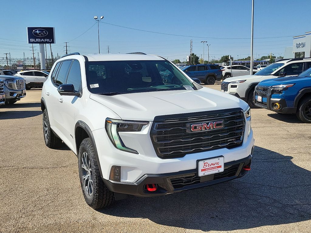 2026 GMC Acadia AT4 White at Brown Buick GMC