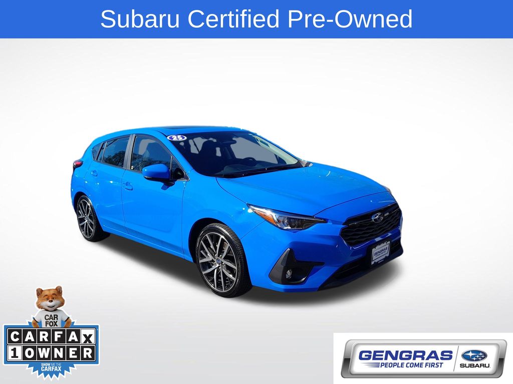 Oasis Blue Pearl 2025 Subaru Impreza Sport AWD Wagon All-Wheel Drive Continuously Variable Transmission