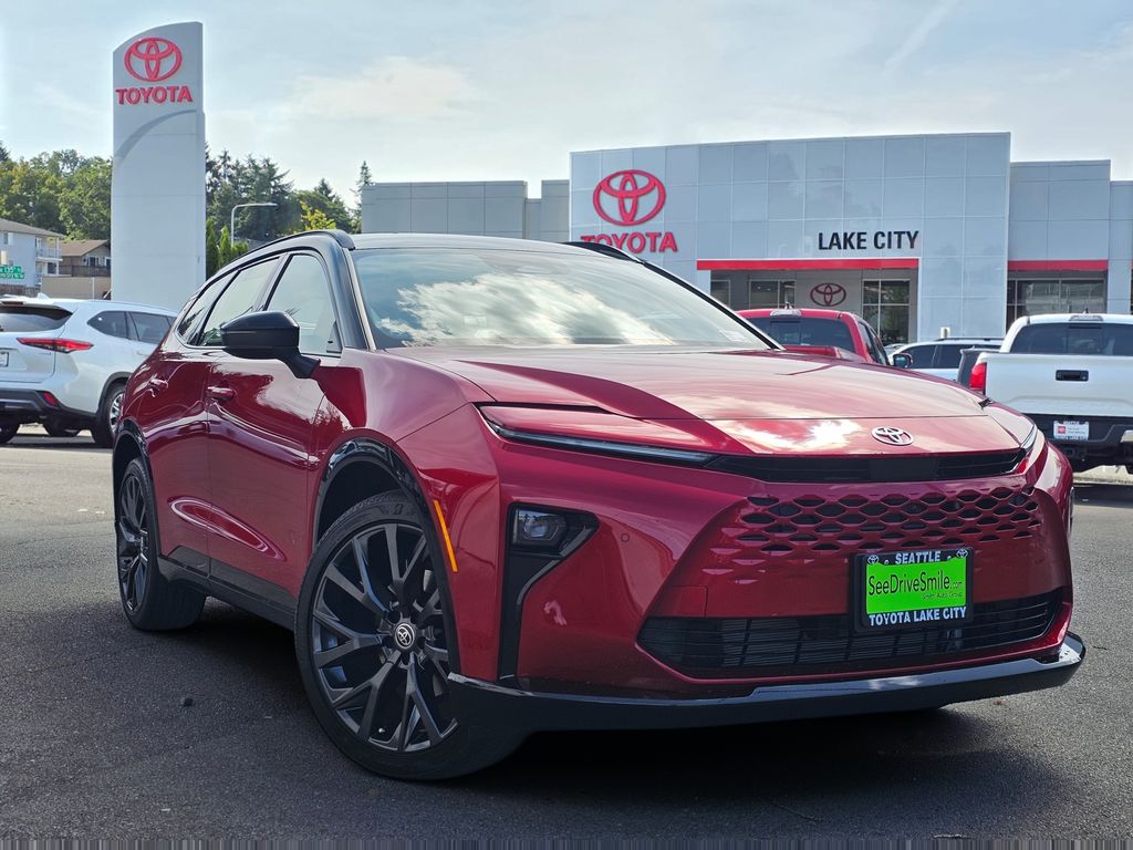 Finish Line Red With Black Roof 2026 Toyota Crown Signia Limited AWD SUV / Crossover All-Wheel Drive Continuously Variable Transmission