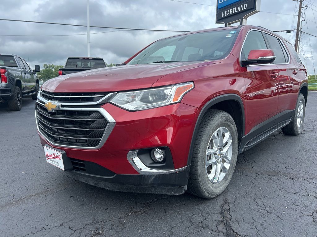 Cajun Red Tintcoat 2018 Chevrolet Traverse LT Cloth FWD SUV / Crossover Front-Wheel Drive 9-Speed Automatic