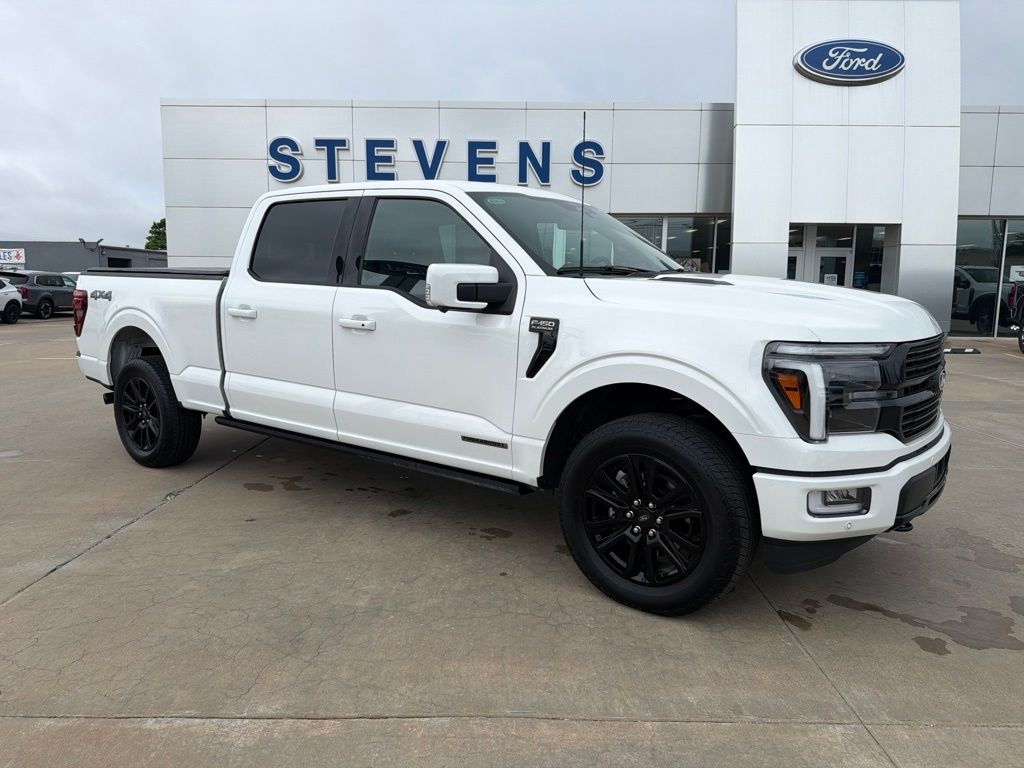 White Metallic 2025 Ford F-150 Pickup Truck Four-Wheel Drive Automatic