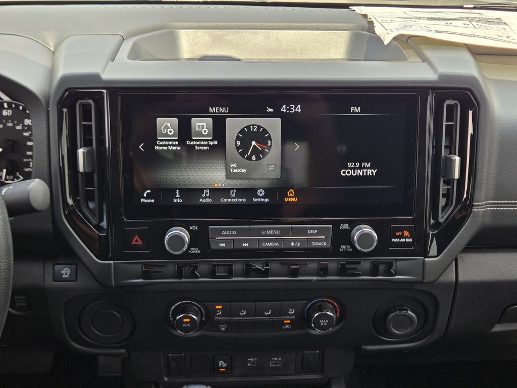 2026 Nissan Frontier SV Black at Bravo Nissan